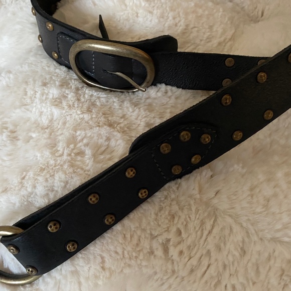 Free People Accessories - Black Leather Wrap Belt